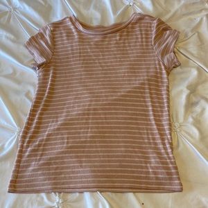 soft & sexy pink short sleeve shirt